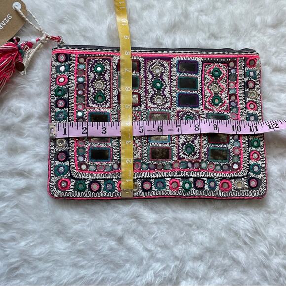 Star Mela Embroidered Clutch - Picture 6 of 6
